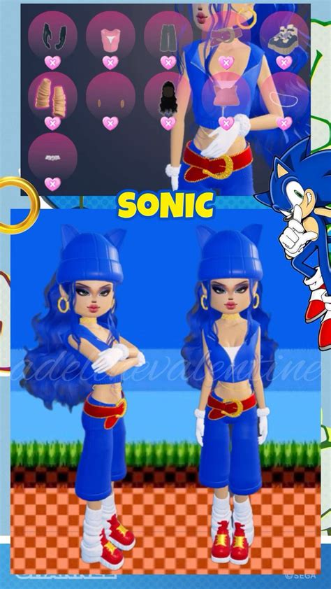 Sonic Dress To Impress 🦔 Playing Dress Up Dress To Impress Play Outfit