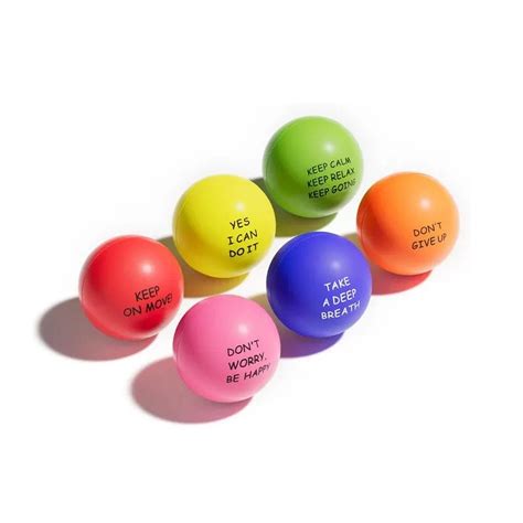 Custom Bulk Motivational Stress Balls Wholesale for Hand Exercise