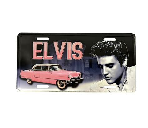 Elvis License Plate - Pink Caddy | Mid-South Products