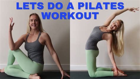 45 Minutes Of Pilates At Home Get A Full Body Pilates Workout Living Room Pilates Class