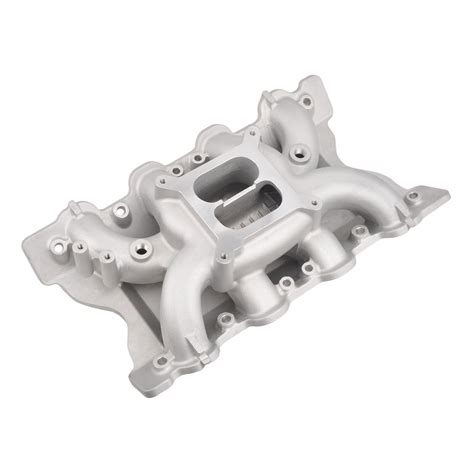 Aluminum Air Gap Dual Plane Intake Manifold For 1970 1986 Ford 351C