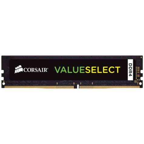 Memória DDR4 Corsair Value Select 8GB 2400MHz Black CMV8GX4M1A2400C16