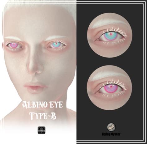 Second Life Marketplace - :FlyingOyster://Albino Eyes Applier Type-B (Add