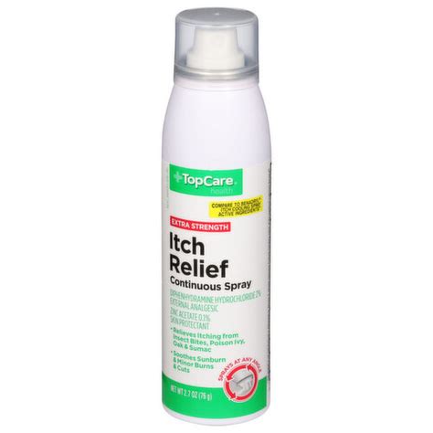 Topcare Continuous Spray Extra Strength Itch Relief Super 1 Foods