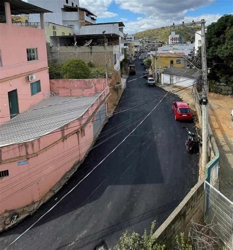 Pavimenta O Asf Ltica Conclu Da Em Ruas Do Bairro Carabina Sitebarra