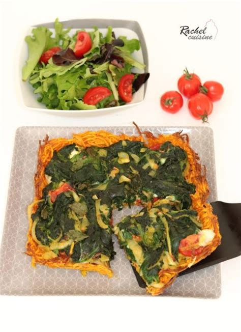 Quiche En Cro Te De Patate Douce Pinards Tomates Rachel Cuisine