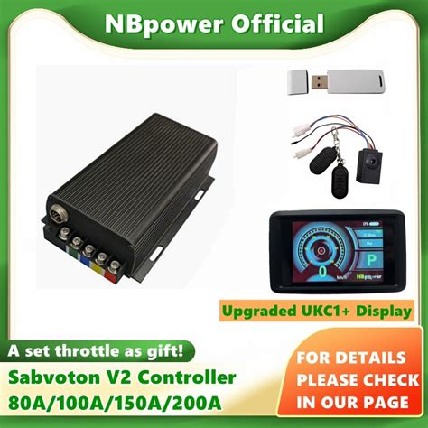 Sabvoton MQCON V2 72V 80A 100A 150A 200A Controller For 3000W 12000W