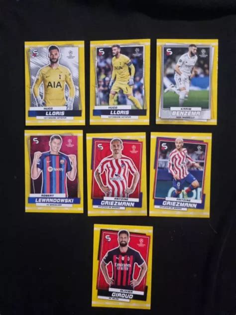 Lot De Carte Topps Uefa Champions League Super Stars Yellow