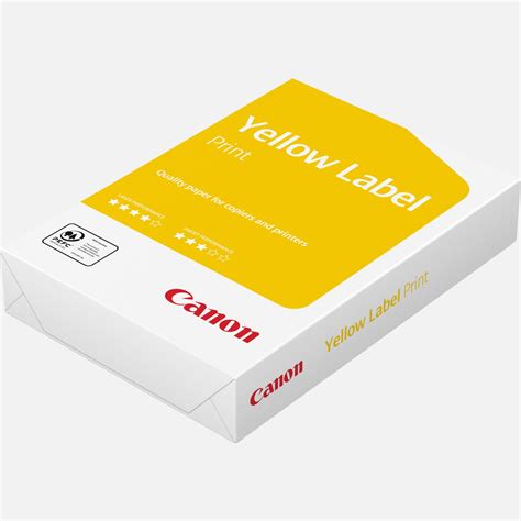 Buy Canon Yellow Label 80 g/m² A4 paper – 500 sheets — Canon OY Store