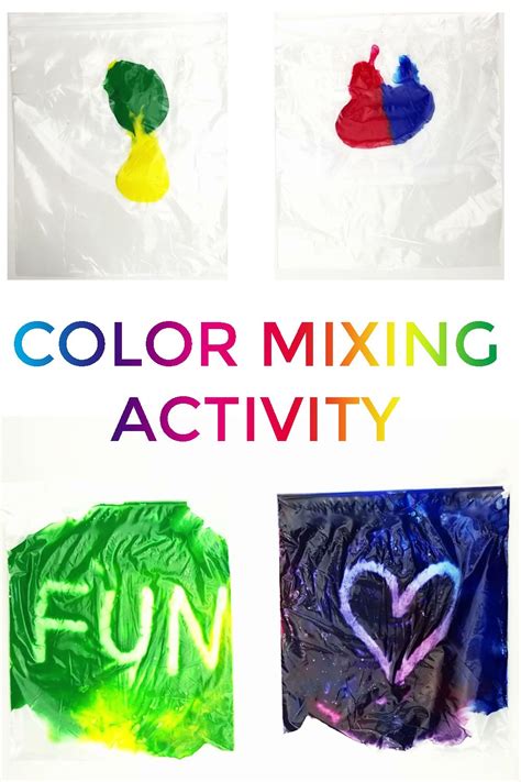 Color Mixing Activity For Kids Color Activities For Toddlers