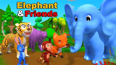 Moral Stories For Kids Elephant And Friends English Cartoon For