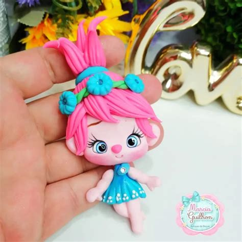 Aplique De Biscuit Poppy Trolls Elo7 Produtos Especiais