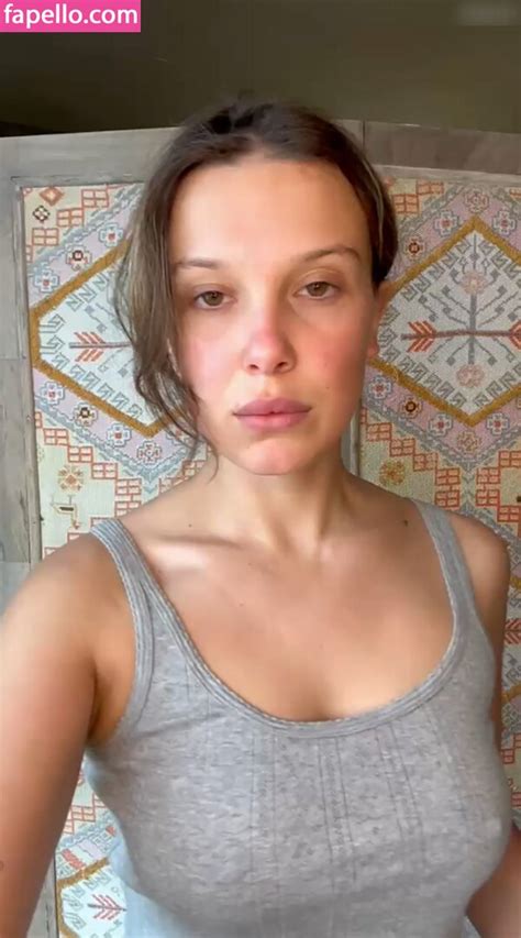 Millie Bobby Brown Milliebobbybrown Nude Leaked Onlyfans Photo