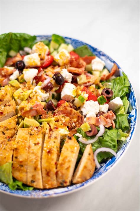 Grilled Chicken Salad - Contentedness Cooking