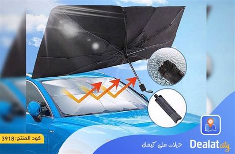 Anti Uv Windproof Car Sunshade Foldable Anti Falling Auto Interior