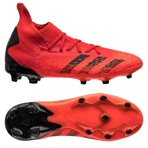 Adidas Predator Freak 3 FG Meteorite Red Core Black Solar Red