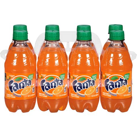 Buy Fanta Orange Soda Fruit Flavored Soft Drink 12 Fl Oz 8 Pack