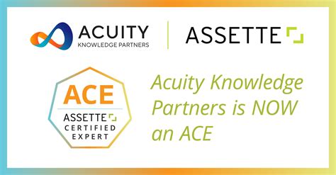 Acuity Knowledge Partners Achieves Assette Certified Expert Status