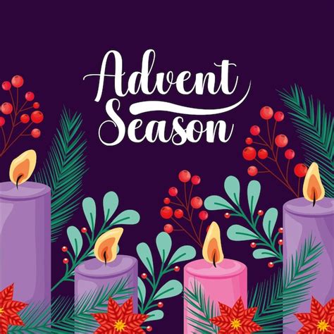 Premium Vector | Advent season