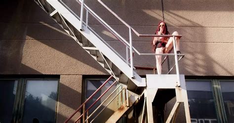 Exhibition In Metal Stairs Babe Babe Porn Feat Rebeccaxhot Xhamster