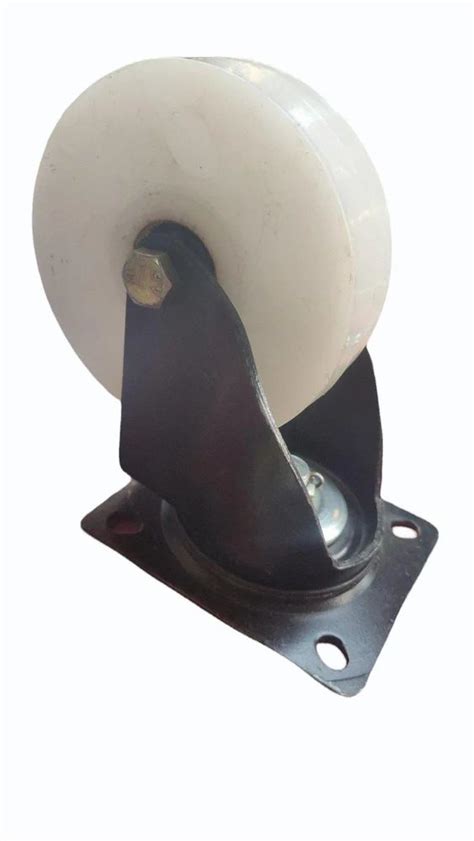 6 Inch White Nylon Caster At Rs 450 Piece Nylon Casters In New Delhi