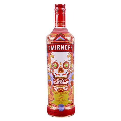 Smirnoff Spicy Tamarind Flavored Vodka 70 Proof 750ml Wine Folder