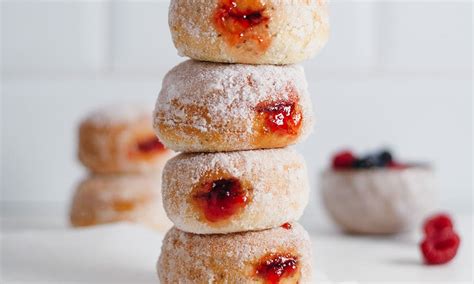 Baked Jammy Doughnuts So Vegan