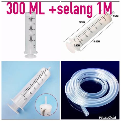 Jual Suntikan Besar Ml Cc Selang M Spuit Syringe Jumbo Largespuit