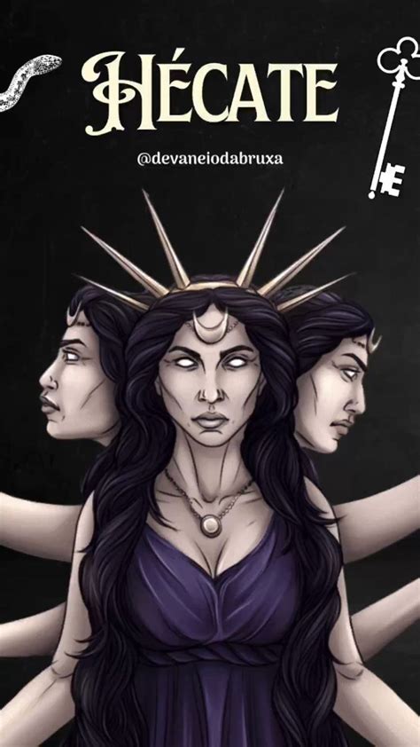 Hecate Hekate Deusa Bruxa Bruxaria Mitologia Wicca Para