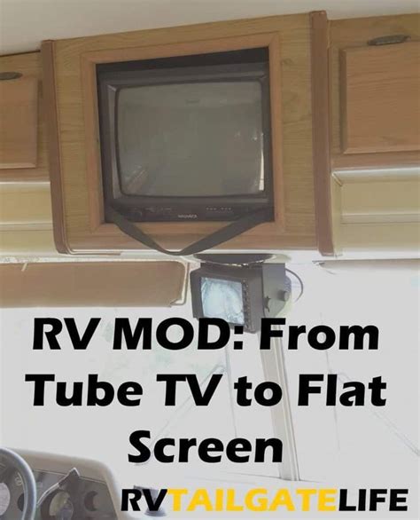 How To Upgrade To Digital Flat Screen Tv In The Rv Rv Tailgate Life