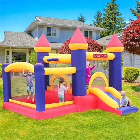 Inflatable Bounce House Slide with Blower - Walmart.com