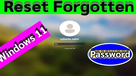 How To Reset Forgotten Password In Windows 11 Without Logging In 2