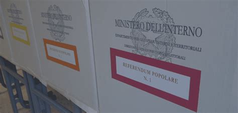 Referendum Dati Bassi In Molise Per Il Voto Dei Cinque Quesiti