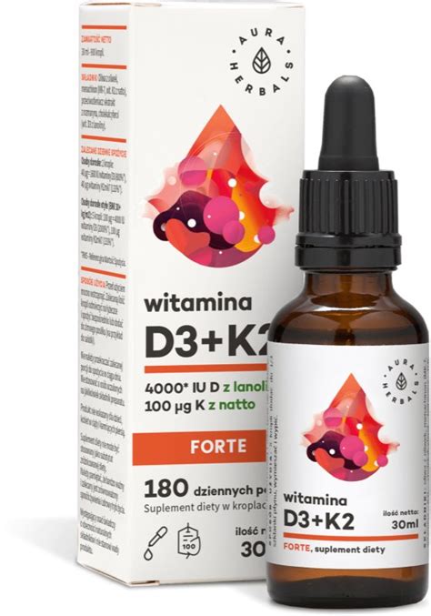 Aura Herbals Witamina D Iu K Forte Notino Pl