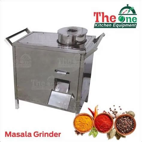 Silver Grinding Masala Spices Grinder Stainless Steel 3 HP At Rs