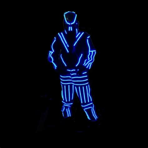 Customized Size Full Color Led Lighting Jacket/Clothing/Wear Led Robot ...