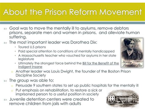 PPT - The Prison Reform Movement PowerPoint Presentation, free download ...