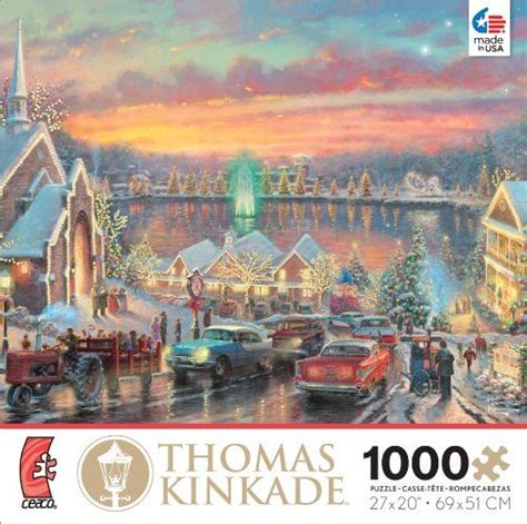 Thomas Kinkade Christmas Puzzles Discover The Painter Of Light