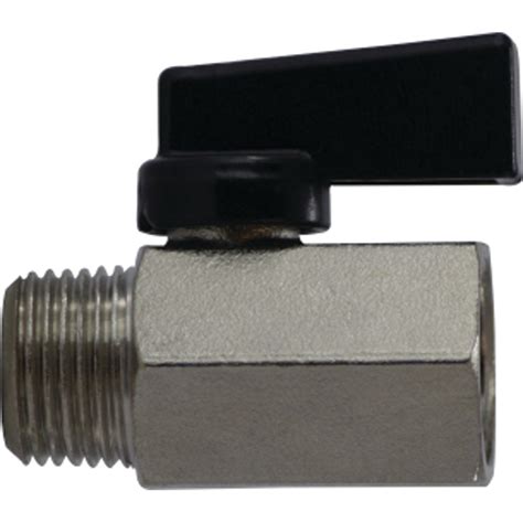 Male X Female Mini Ball Valve