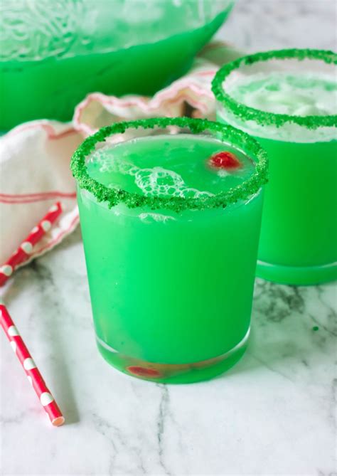 Christmas Grinch Punch Recipe Punch Recipes For Kids Punch Recipes