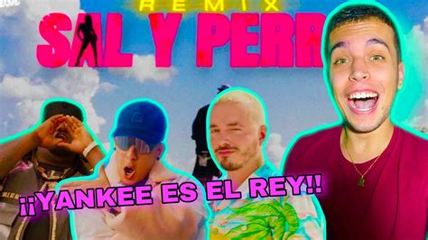 Reacci N Sech Daddy Yankee J Balvin Sal Y Perrea Remix Video