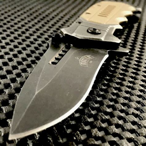 MASTER USA 8"OUTDOOR SPRING ASSISTED TACTICAL FOLDING POCKET KNIFE EDC