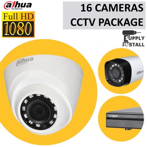 Dahua 16 Cameras 1080p Cctv With Installation Packages Accommy