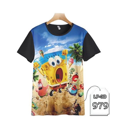 Jual Baju Spongebob Kaos Anak Dan Dewasa Printing D Lp D Shopee