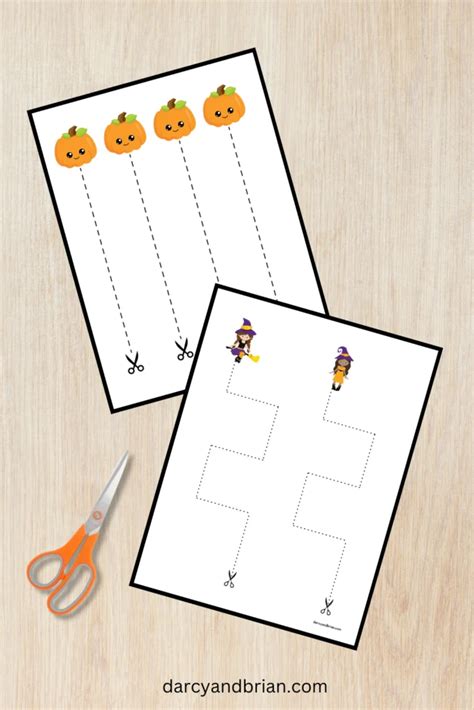 Halloween Cutting Activities For Preschoolers Free Printables