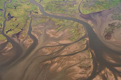 Distributary Channels On Delta Texas Gulf Coast Geology Pics