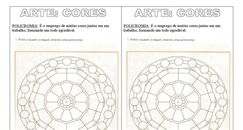 Monocromia E Policromia Atividades - Monocromia E Policromia Atividades - RETOEDU