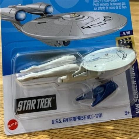 Hot Wheels Uss Enterprise Ncc 1701 Star Trek Hw Screen Time Hcv53 Produto Masculino