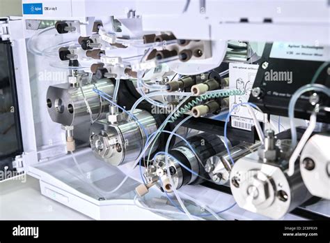 Binary Pump In Hplc System High Performance Liquid Chromatography At