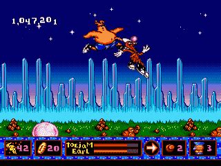 Toejam Earl In Panic On Funkotron Sega Mega Drive Genesis